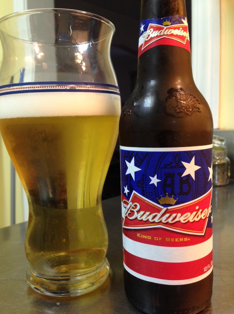 Budweiser, Anheuser‑Busch InBev. American adjunct lager, 5 percent alcohol by volume. Ahh, the King. Compared with the beer it followed, this Bud was almost palatable. But wait, let's think about this for a minute. Sure, it lacks the candy bar sweetness of Coors Light; it's also missing pretty much any indication of ingredients that are typically used to make beer, especially the kind of hoppy bitterness you'd need to tone down the cloying corn. There's a thing to remember, boys and girls -- Keystone's "bitter beer face" commercials aside, a little bitterness in a beer is a good thing.